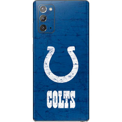 NFL Indianapolis Colts Distressed Galaxy Note20 5G Skin